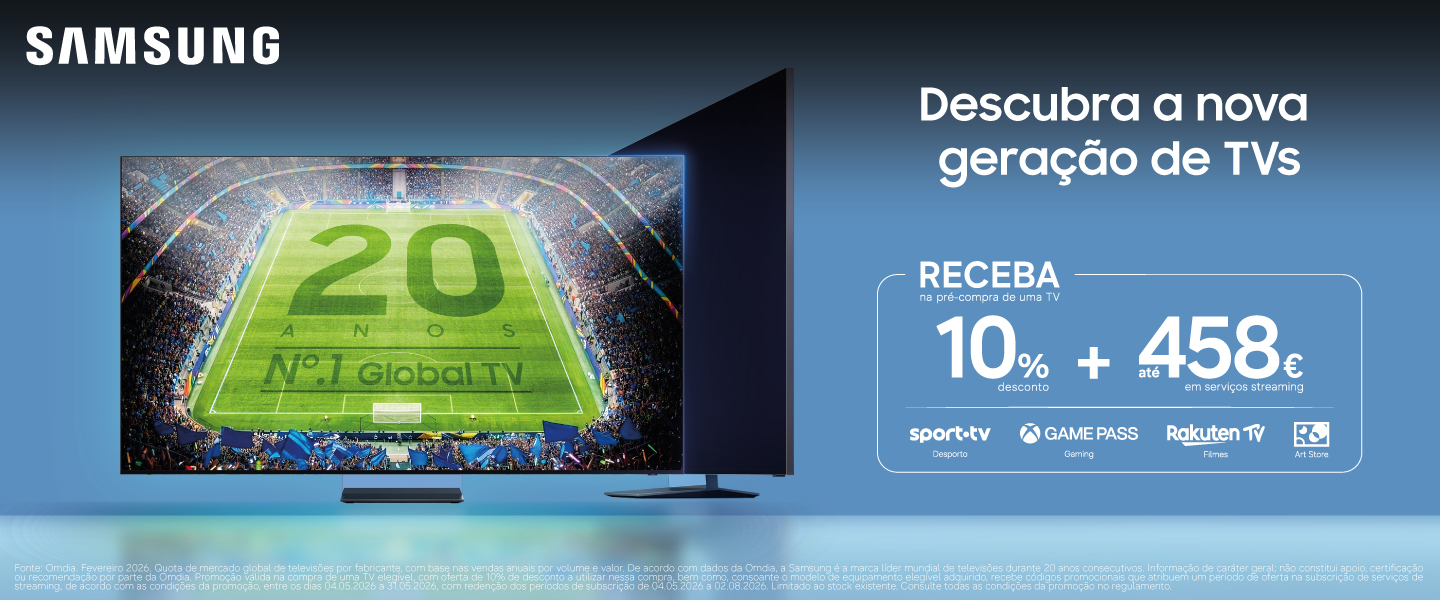 Descubra a nova geração de TVs Samsung