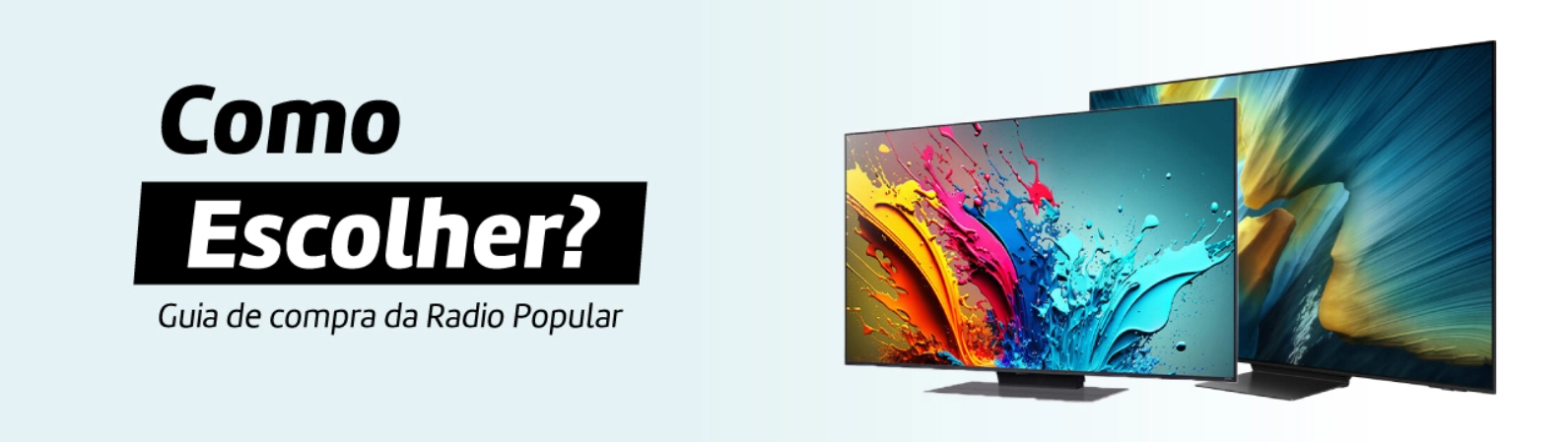 Guia de compra de TV da Radio Popular