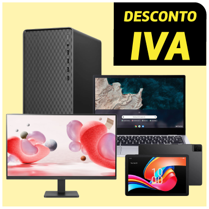 Portáteis, Desktops, Tablets e Monitores