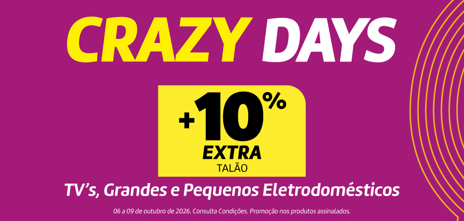 Crazy Days - 06 a 09 outubro de 2026