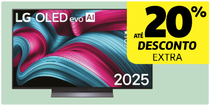 Até 20% Extra em TVs LG