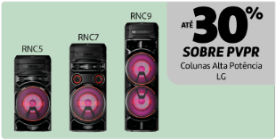 Colunas Alta Potência LG