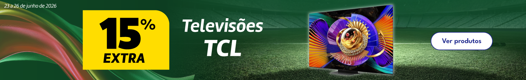 15% Desconto Extra em Televisões TCL