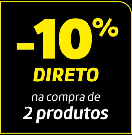 -10% Direto na compra de 2 produtos