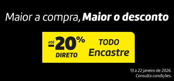 Até 20% Direto em todo o Encastre