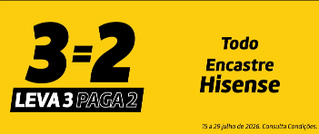 Leve 3 Pague 2 - Todo Encastre Hisense Leve 3 Pague 2 - Todo Encastre Hisense