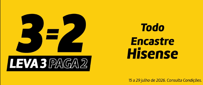 Leve 3 Pague 2 - Todo Encastre Hisense Leve 3 Pague 2 - Todo Encastre Hisense