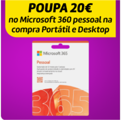 Poupa 20€ no Microsoft Office 365 Pessoal Poupa 20€ no Microsoft Office 365 Pessoal
