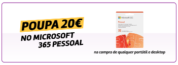 Poupa 20€ no Microsoft Office 365 Pessoal Poupa 20€ no Microsoft Office 365 Pessoal