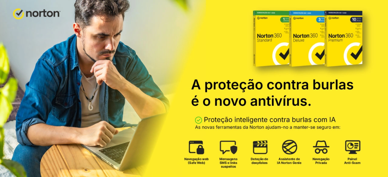 A Segurança Digital começa com Norton