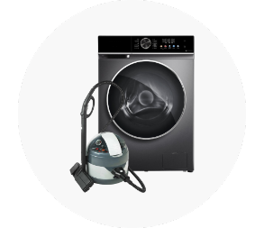 Máq. de Lavar Roupa e Máq. de Limpeza