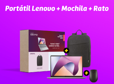 Portátil Lenovo + Mochila + Rato