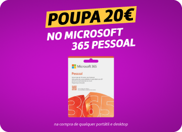 Poupa 20€ no Microsoft Office 365 Pessoal