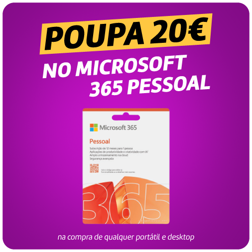 Poupa 20€ no Microsoft Office 365 Pessoal