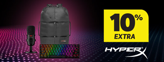 10% Desconto Extra em HyperX. Utiliza o código: HYPERX10. Válido de 30 março a 05 abril de 2026. 10% Desconto Extra em HyperX. Utiliza o código: HYPERX10. Válido de 30 março a 05 abril de 2026.