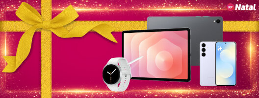 10% Desconto Extra em Smartphones, Tablets e Smartwatches Samsung. Válido 20 a 21 dezembro de 2025.