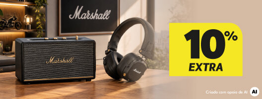 10% Desconto Extra Marca Marshall. Utiliza o código: MARSHALL10 10% Desconto Extra Marca Marshall. Utiliza o código: MARSHALL10