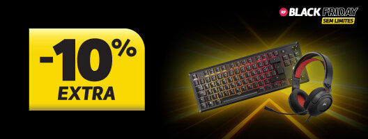 10% Desconto Extra em Periféricos Corsair. Válido 11 a 17 novembro de 2025. 10% Desconto Extra em Periféricos Corsair. Válido 11 a 17 novembro de 2025.