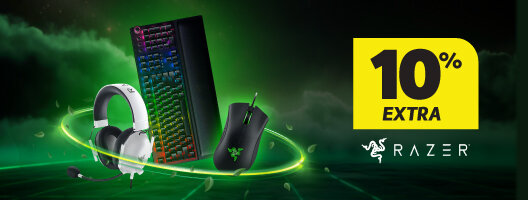 10% Desconto Extra em Razer. Utiliza o código: RAZER10. Válido de 23 a 29 março de 2026.