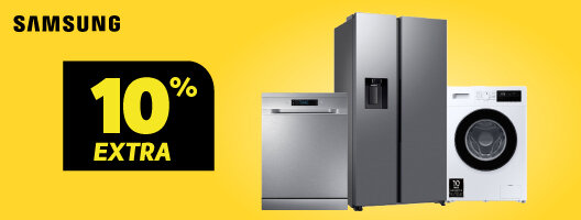 10% Desconto Extra Grandes Eletrodomésticos Livre Instalação Samsung. Utiliza o código: OFF10