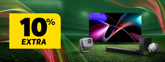 10% Desconto extra Mini Led, Projetores e Soundbars Hisense. Utiliza o código: OFF10 10% Desconto extra Mini Led, Projetores e Soundbars Hisense. Utiliza o código: OFF10