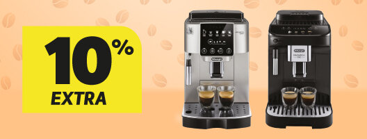 10% Desconto Extra em Máquinas de Café Automáticas Delonghi. 24 de setembro a 02 de outubro de 2026. 10% Desconto Extra em Máquinas de Café Automáticas Delonghi. 24 de setembro a 02 de outubro de 2026.