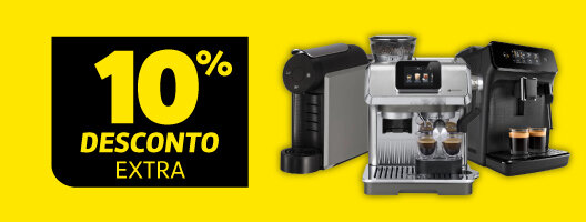 10% Desconto Extra em Todas as Máquinas de Café. 14 abril de 2026. 10% Desconto Extra em Todas as Máquinas de Café. 14 abril de 2026.