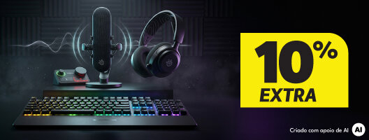 10% Desconto Extra Marca SteelSeries. Utiliza o código: STEEL10. 19 a 25 de outubro de 2026. 10% Desconto Extra Marca SteelSeries. Utiliza o código: STEEL10. 19 a 25 de outubro de 2026.