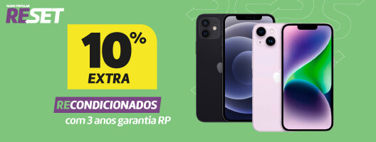 10% Desconto Extra em Smartphones Recondicionados