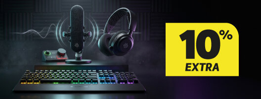 10% Desconto Extra Marca SteelSeries. Utiliza o código: STEEL10 10% Desconto Extra Marca SteelSeries. Utiliza o código: STEEL10