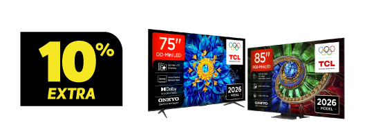 10% Extra Televisões TCL. Utiliza o código: TCL10 10% Extra Televisões TCL. Utiliza o código: TCL10