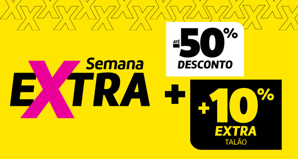 Até 50% Desconto + 10% Desconto Extra em Talão Tv's, Pequenos e Grandes Eletrodomésticos. Válido 20 a 23 de fevereiro de 2026 Até 50% Desconto + 10% Desconto Extra em Talão Tv's, Pequenos e Grandes Eletrodomésticos. Válido 20 a 23 de fevereiro de 2026