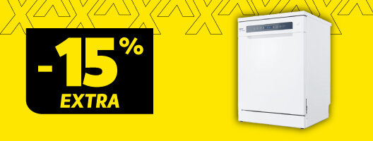 15% Desconto Extra em Máquinas Louça. 13 a 26 janeiro de 2026.