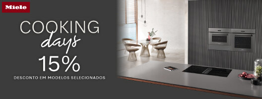 15% Desconto Extra Cooking Days Miele. Utiliza o código: MIELE15 15% Desconto Extra Cooking Days Miele. Utiliza o código: MIELE15