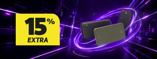 15% Desconto Extra em Powerbanks Hama. Utiliza o código: HAMA15. De 13 a 24 de maio de 2026.