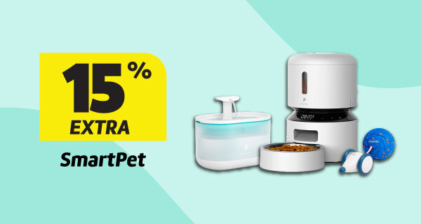 15% Desconto Extra em SmartPet - PetLibro, PetCube e Cheerble. Utiliza o código: PET15