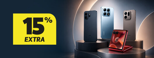 15% Desconto Extra Smartphones Motorola, Oppo, TCL e Xiaomi. Utiliza o código: SMART15. 15% Desconto Extra Smartphones Motorola, Oppo, TCL e Xiaomi. Utiliza o código: SMART15.