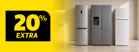 20% Desconto Extra em Frigoríficos Whirlpool, Hotpoint, Beko e Indesit Livre Instalação. 16 a 22 de junho de 2026.