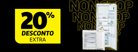 20% Desconto Extra em Frio Encastre. Válido 06 a 10 fevereiro de 2026.