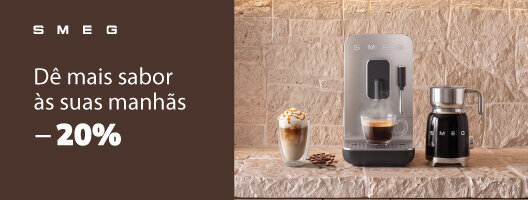 Dê mais sabor às suas manhãs. 20% Desconto Extra em Máquinas de Café e Batedores de Leite. Dê mais sabor às suas manhãs. 20% Desconto Extra em Máquinas de Café e Batedores de Leite.
