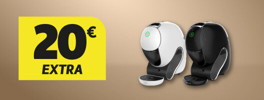 20€ Desconto Extra Máquinas de Café Neo Dolce Gusto. Utiliza o código: CAFE20