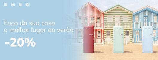 20% Desconto Extra Americanos, Combinados, Frigoríficos, Arcas e Caves de vinho Smeg 20% Desconto Extra Americanos, Combinados, Frigoríficos, Arcas e Caves de vinho Smeg