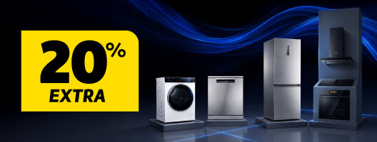 20% Desconto Extra Grandes Eletrodomésticos Haier. 16 a 22 de junho de 2026.