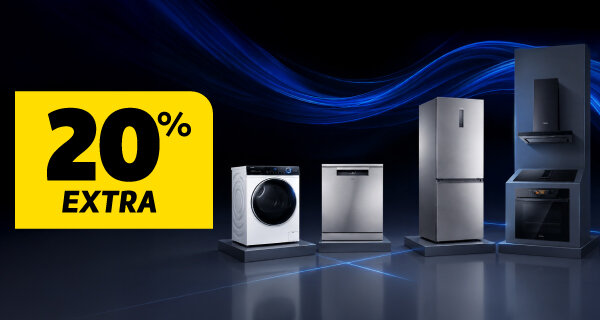 20% Desconto Extra Grandes Eletrodomésticos Haier. 16 a 22 de junho de 2026.