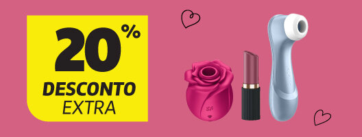 20% Desconto Extra Satisfyer. Utiliza o codigo: SATISFY20. Promoção nos produtos assinalados.