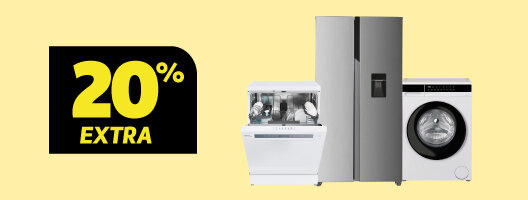 20% Desconto Extra Grandes Eletrodomésticos Livre Instalação Haier e Candy. Utiliza o código: GRANDES20 20% Desconto Extra Grandes Eletrodomésticos Livre Instalação Haier e Candy. Utiliza o código: GRANDES20