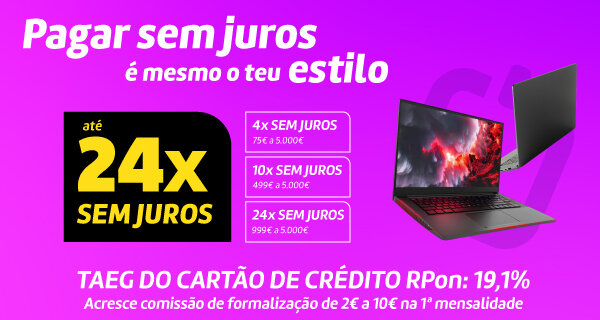 24x Sem Juros em todos os Portáteis
