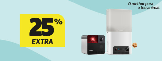 25% Extra Toda a Gama PetCube. Utiliza o código: PETCUBE25 25% Extra Toda a Gama PetCube. Utiliza o código: PETCUBE25