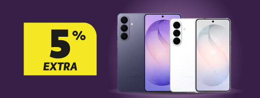 5% Desconto Extra Samsung S26 e S26+.