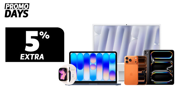 5% Desconto Extra Toda Marca Apple. Utiliza o código: APPLE5. 18 a 20 abril de 2026.